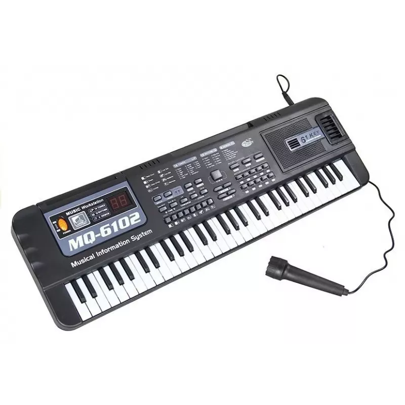 LEAN TOYS klaviatūra su mikrofonu - MQ-6102