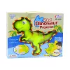 LEAN TOYS T-Rex Dinozaurų Projektorius Piešimui ir Spalvinimui 18 Paveikslėlių 2-in-1 Markeriai