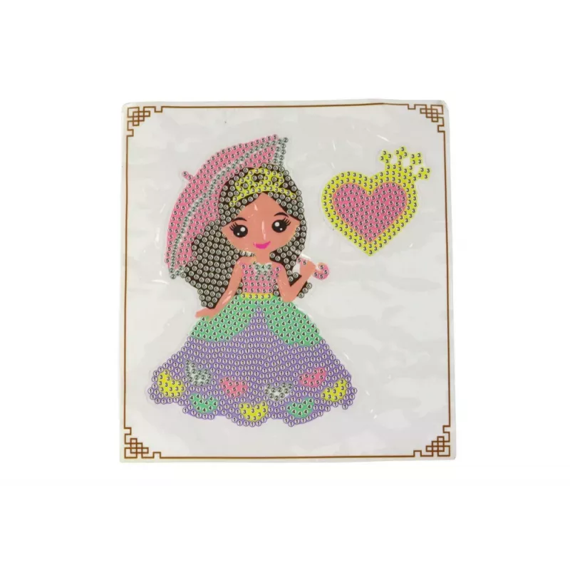 LEAN TOYS DIY Beads Set Princess Keychain Pocket