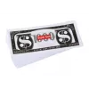 LEAN TOYS Pinigų pistoletas šaudantis raudonas paleidimo įrenginys Pinigų pistoletas banknotai