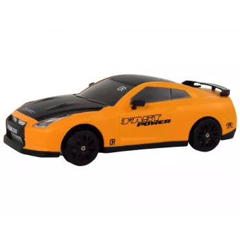 LEAN TOYS nuotoliniu valdymu sportinis automobilis R/C 1:24 geltonas, keičiami ratai