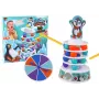 LEAN TOYS Arkadinis žaidimas Pingvinų kamuoliukai Slydimo bokštas