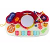 LEAN TOYS Vargoninis pianinas edukacinis muzikos būgnai garsai šviesa