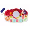LEAN TOYS Vargoninis pianinas edukacinis muzikos būgnai garsai šviesa