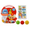 LEAN TOYS Push Toy Interactive Educational Table 2in1 Red