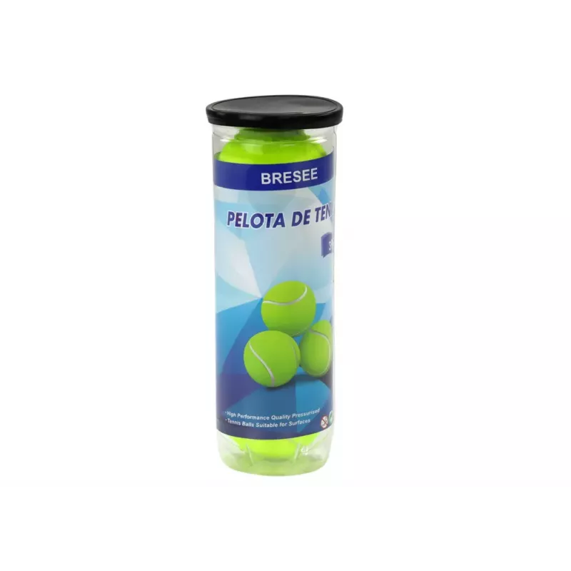 LEAN TOYS Teniso kamuoliukai geltoni, 3 vnt. rinkinys