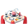 LEAN TOYS Interaktyvus edukacinis stalas vaikų skydinis pianinas Kosmosas Raudonas