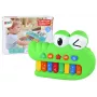 LEAN TOYS Educational Musical Piano Organ, Green Crocodile, Sounds of Light