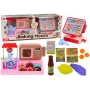 LEAN TOYS Rinkinys Spurgų Parduotuvė Konditerija Kasos Aparatas Mikrobangų Krosnelė