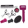 LEAN TOYS Kirpyklos rinkinys Grožio salonas Plaukų džiovintuvas 10 dalių