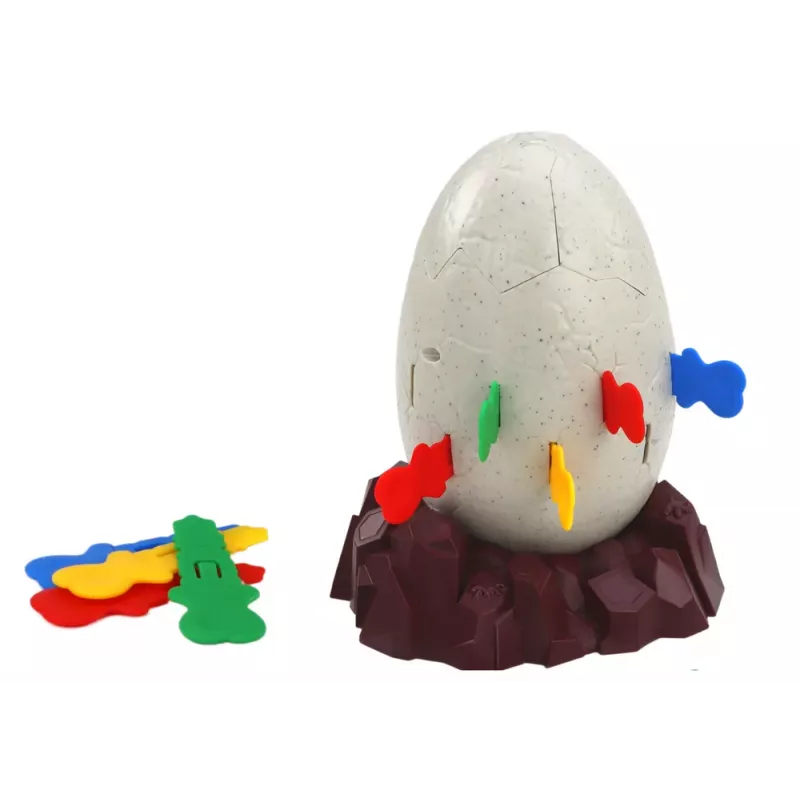 LEAN TOYS Dinosaur In Egg Arcade Game Dinosaur Egg Pop Up