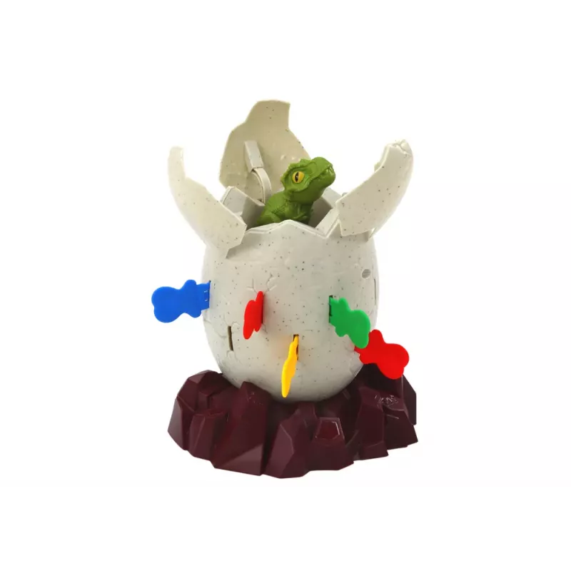 LEAN TOYS Dinosaur In Egg Arcade Game Dinosaur Egg Pop Up