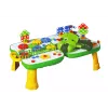 LEAN TOYS Stalo lagaminas „Pasidaryk pats“ rinkinys Dėlionės blokeliai Dinozauras Atsuktuvas 249 vnt.