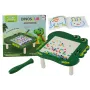 LEAN TOYS Dinozaurų edukacinė magnetinė lenta su dėlione, žalia