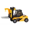 LEAN TOYS Yellow Forklift 1:16 Moving Forks Sounds Lights
