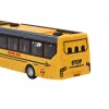 LEAN TOYS nuotolinio valdymo artikuliuotas mokyklinis autobusas RC 1:32 geltonas