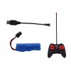 LEAN TOYS nuotolinio valdymo artikuliuotas mokyklinis autobusas RC 1:32 geltonas