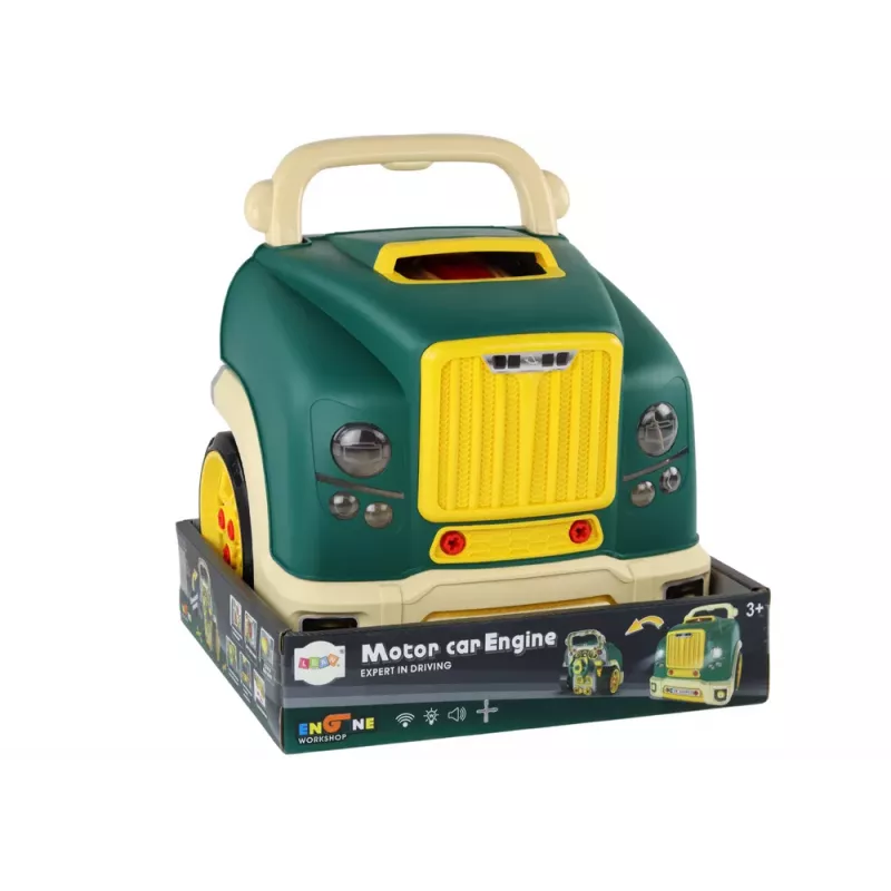 LEAN TOYS Workshop Engine Truck Disassembly DIY Kit Green