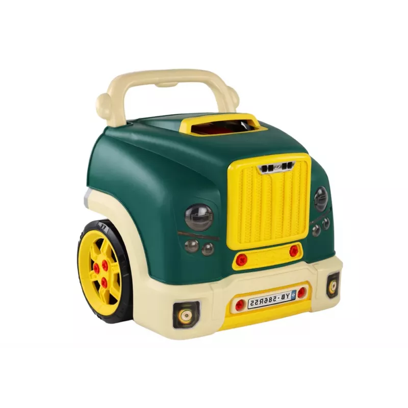 LEAN TOYS Workshop Engine Truck Disassembly DIY Kit Green