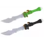 LEAN TOYS Šviesos kardas su dinozauro formos rankena, žalias
