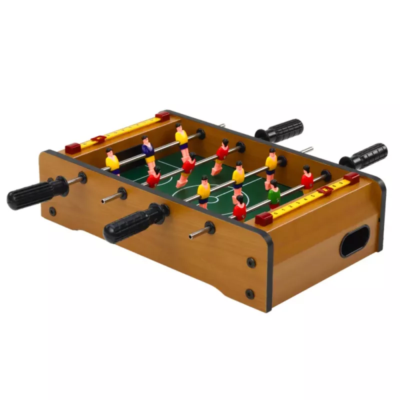 LEAN TOYS Mini Wooden Table Football 36cm x 21.5cm x 9cm