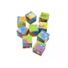 LEAN TOYS Edukacinis Dėlionė 6v1 Blokų Dėlionės Kubeliai 6 Paveikslėliai Dinozaurai 9 Vnt.