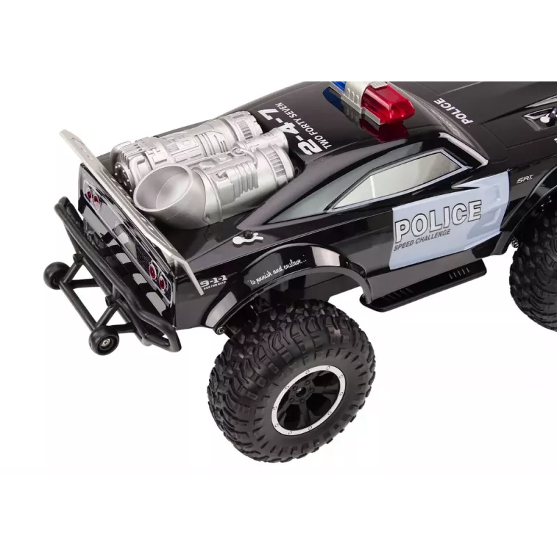 LEAN TOYS Visureigis nuotoliniu valdymu policijos automobilis RC 1:8