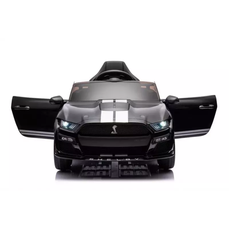 LEAN CARS baterijomis varoma transporto priemonė Ford Mustang GT500 Shelby juoda