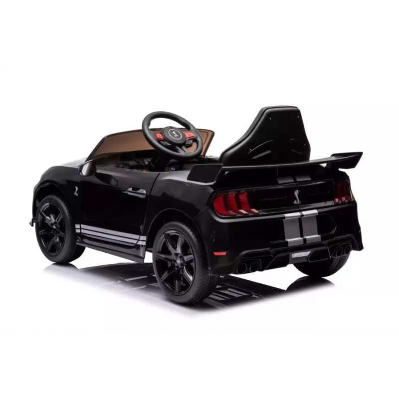 LEAN CARS baterijomis varoma transporto priemonė Ford Mustang GT500 Shelby juoda