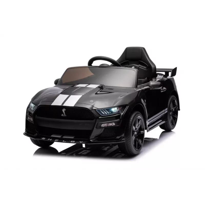 LEAN CARS baterijomis varoma transporto priemonė Ford Mustang GT500 Shelby juoda