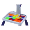 LEAN TOYS Mini Projector Tetris Table 2in1 Blue Unicorn