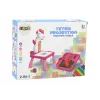 LEAN TOYS Mini Projector Tetris Table 2in1 Blue Unicorn