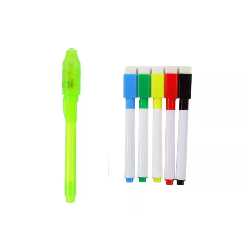 LEAN TOYS Piešimo lenta Šviesos piešimas 2in1 Magnetinė