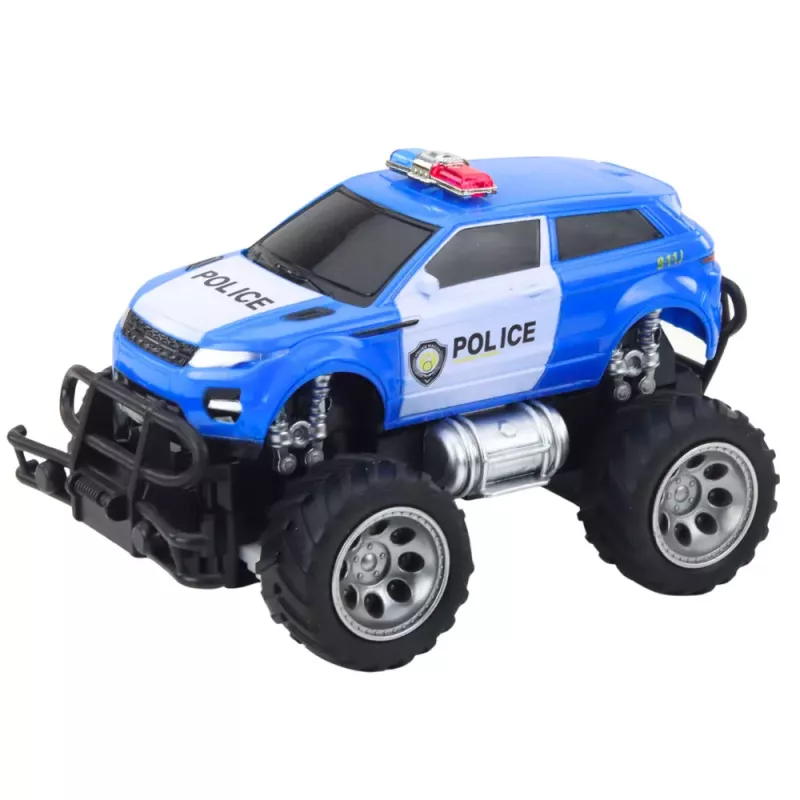 LEAN TOYS RC Visureigis Policijos Automobilis 1:24 Nuotoliniu Valdymu