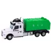 LEAN TOYS nuotoliniu valdymu šiukšliavežis su šviesomis ir garsais, žalias