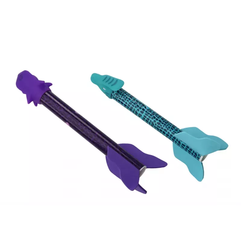 LEAN TOYS Raketų paleidimo žaidimas Dinozaurai Miškas Spalvingas Push Up
