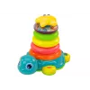 LEAN TOYS Pyramid Riding Turtle 2in1 Puzzle Wheels Lights Sounds