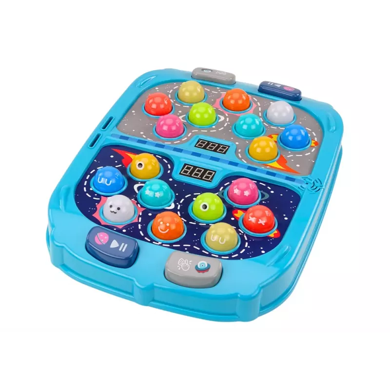 LEAN TOYS Arkadinis žaidimas Wack A Mole Space 9 lygiai Šviesos greičio garsai