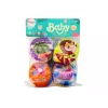 LEAN TOYS Minkšti kamuoliukai Spalvingi lavinantys barškučiai 4 vnt. rinkinys