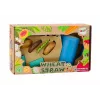 LEAN TOYS Indų rinkinys, lėkštės, puodeliai, ąsotis, mėsainis, stalo įrankiai, 11 vnt.