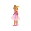 LEAN TOYS Pink Ballerina Doll 33cm su suknele, baleto bateliais, tiara