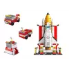 LEAN TOYS Construction Bricks Space Rocket 6in1 Space Vehicles 1000 pcs.