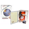 LEAN TOYS Pliušinis meškiukas su miego šviesomis ir garsais, nakties ir dienos režimas, Lapė