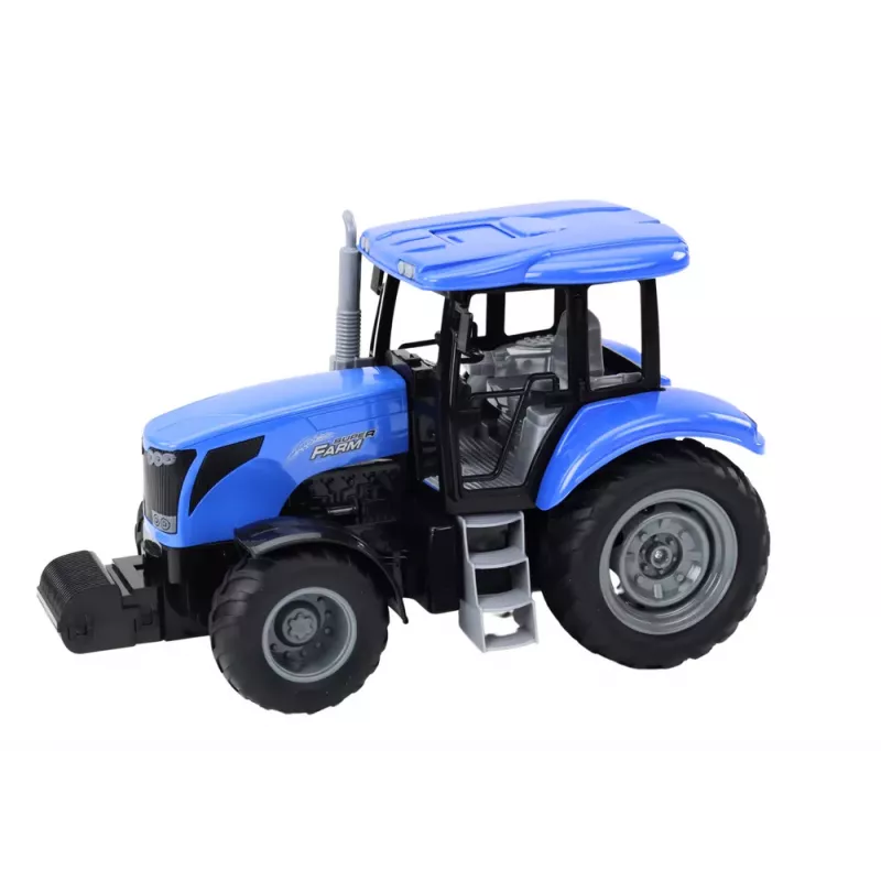 LEAN TOYS nuotoliniu valdymu traktorius RC 2.4G su garsais mėlynas