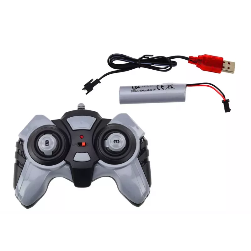LEAN TOYS nuotoliniu valdymu traktorius RC 2.4G garsai baltas
