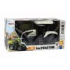 LEAN TOYS nuotoliniu valdymu traktorius RC 2.4G garsai baltas