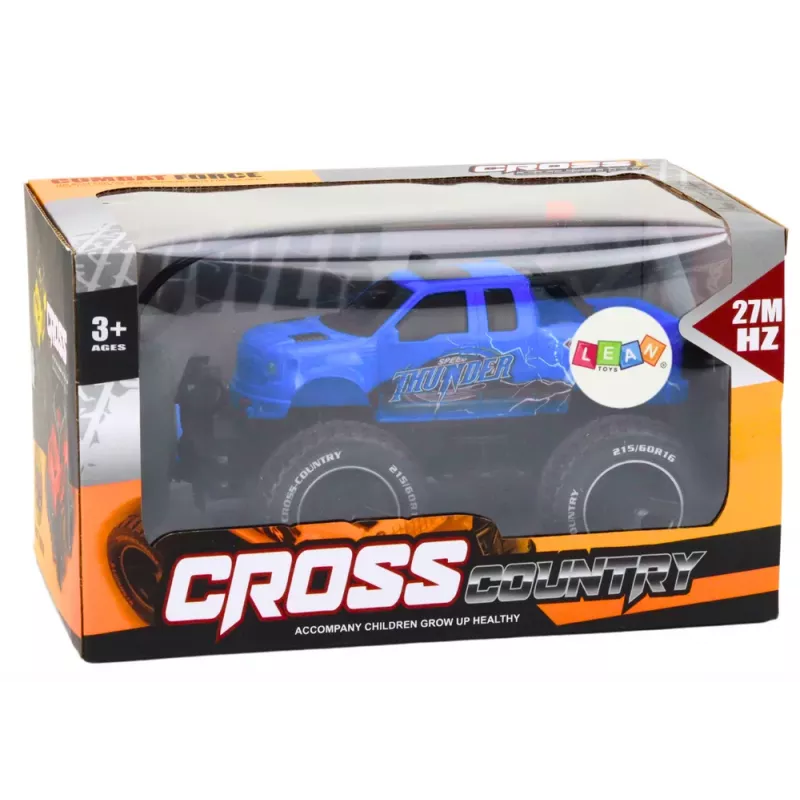 LEAN TOYS Automobilis nuotoliniu valdymu Visureigis RC 1:18 Mėlyna