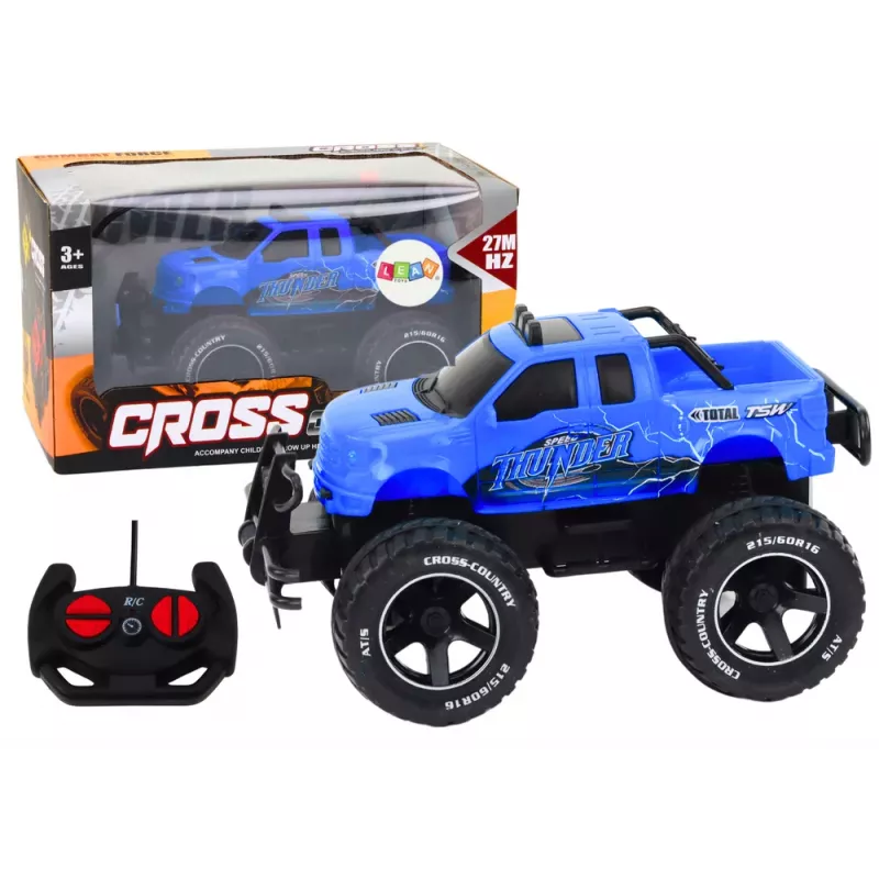 LEAN TOYS Automobilis nuotoliniu valdymu Visureigis RC 1:18 Mėlyna