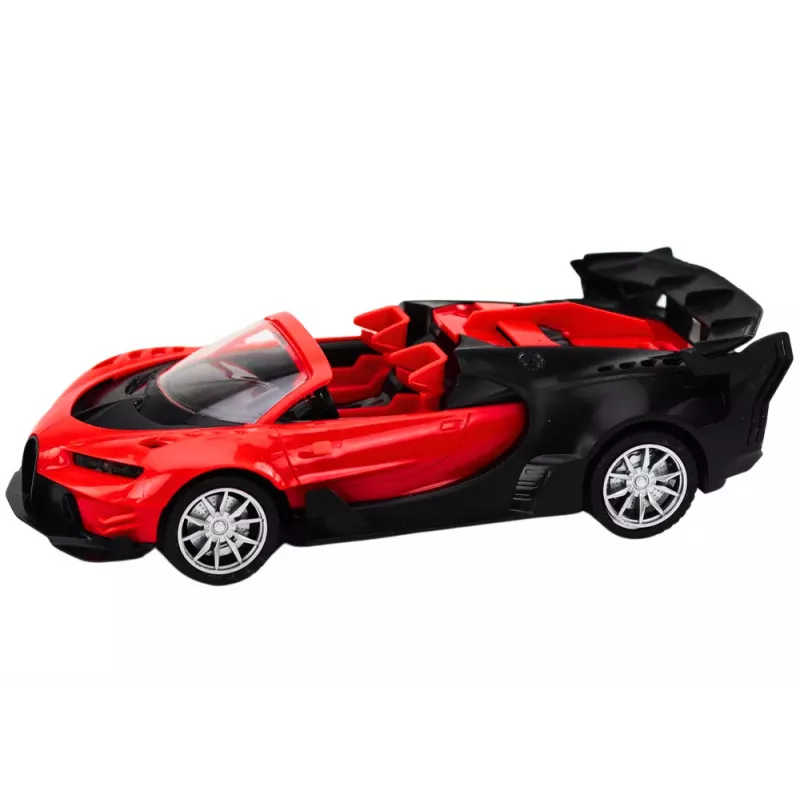 LEAN TOYS Automobilis Žaislinis Nuotoliniu Valdymu Sportinis Automobilis RC 1:18 Raudonas