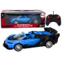 LEAN TOYS Žaislinis automobilis nuotoliniu valdymu Sportinis automobilis RC 1:18 Mėlynas